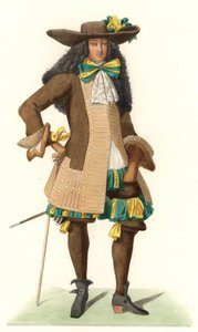 Gentilhomme français en habit de cérémonie - Edmond Lechevallier Chevignard