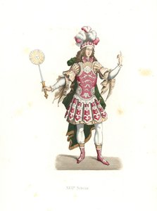 Louis XIV, le Roi Soleil, en costume de ballet - Edmond Lechevallier Chevignard