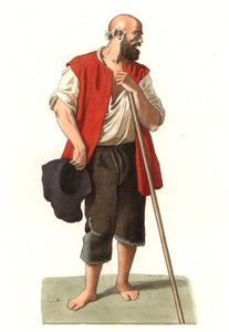 Paysanne de Lombardie (Italie) - Edmond Lechevallier Chevignard