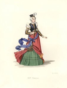 Dame suisse - Edmond Lechevallier Chevignard