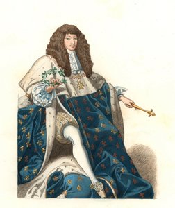 Le jeune roi Louis XIV de France (1638-1715) (détail) - Edmond Lechevallier Chevignard