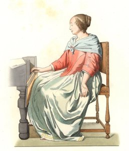 Femme de qualité, Hollande - Edmond Lechevallier Chevignard