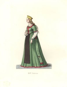 Jeune femme de Danzig - Edmond Lechevallier Chevignard