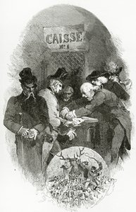 Emargement - illustration de Napoléon le Petit, 19e siècle - Edmond Morin