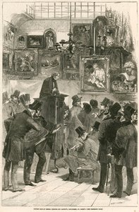 Vente de tableaux chez Messrs. Christie et Manton, King Street, St James