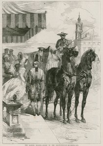La saison londonienne - en route pour le salon - Edmond Morin