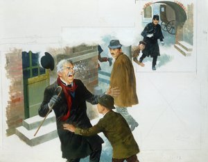 Une boule de neige, de Cœur, par Edmondo De Amicis, dessin