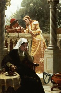 Un entretien volé, 1888 - Edmund Blair Leighton