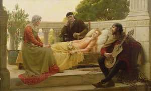 Comment Liza aimait le roi, 1890 - Edmund Blair Leighton