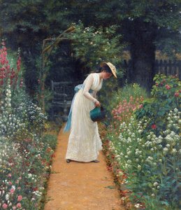 Le jardin de ma dame - Edmund Blair Leighton