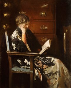 Marie lisant - Edmund Charles Tarbell