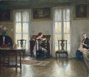 Mère et Marie - Edmund Charles Tarbell