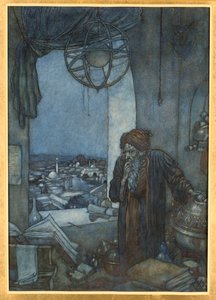 Un muezzin de la Tour des Ténèbres - Edmund Dulac