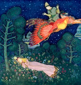 Illustration pour le conte de fées russe L