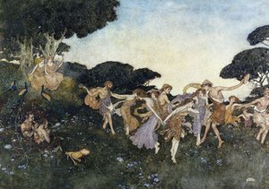 Scène de La Tempête - Edmund Dulac