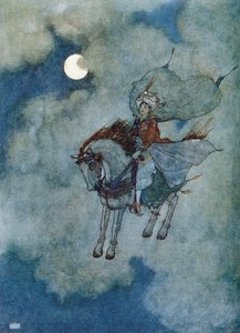 Le cheval volant, illustration pour l