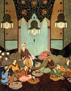 La salle des Fruits, Sinbad le Marin - Edmund Dulac
