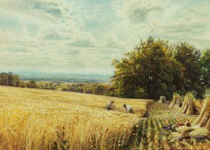 Les moissonneurs, 1865 - Edmund George Warren