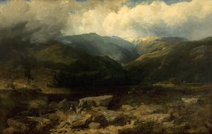 Chasse au cerf dans les Highlands, un tir tranquille, 1860