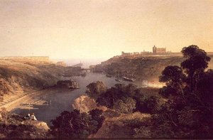 Vue de Whitby - Edmund John Niemann