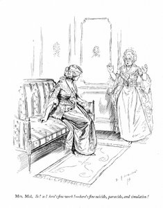 Illustration pour Les Rivaux de Sheridan (gravure)
