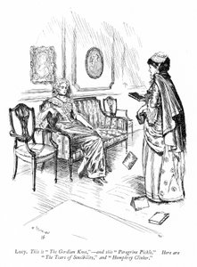 Illustration pour Les Rivaux de Sheridan (gravure) - Edmund Joseph (after) Sullivan