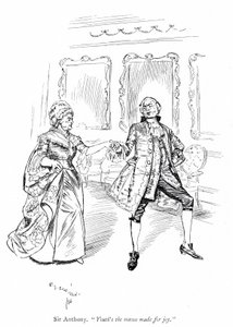 Illustration pour Les Rivaux de Sheridan (gravure) - Edmund Joseph (after) Sullivan
