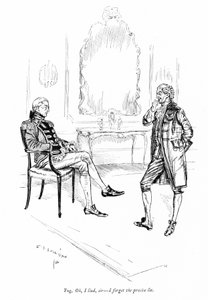 Illustration pour Les Rivaux de Sheridan (gravure) - Edmund Joseph (after) Sullivan