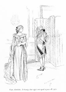 Illustration pour Les Rivaux de Sheridan (gravure) - Edmund Joseph (after) Sullivan