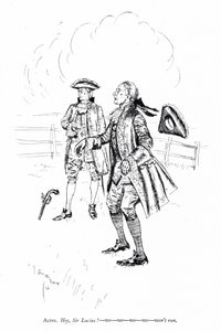 Illustration pour Les Rivaux de Sheridan (gravure) - Edmund Joseph (after) Sullivan