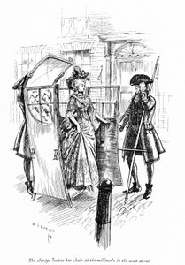 Illustration pour The School for Scandal de Sheridan (gravure) - Edmund Joseph (after) Sullivan