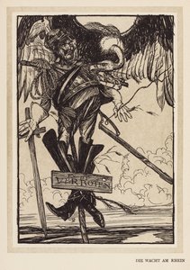 La Guirlande du Kaiser : Die Wacht Am Rhein - Edmund Joseph (after) Sullivan