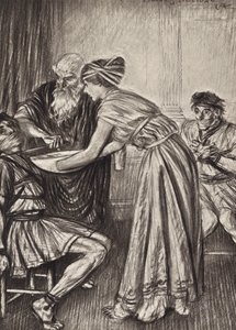 William Shakespeare : La Tragédie de Titus Andronicus, Acte V, Scène 2 - Edmund Joseph (after) Sullivan