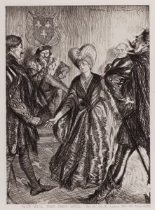 Tout est bien qui finit bien, Acte II, Scène 3 - Edmund Joseph Sullivan