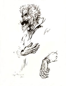 Don Quichotte. Croquis à la plume de Line: An Art Study - Edmund Joseph Sullivan