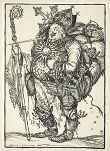 Herr Michel ADC, au prince héritier à son retour de la Terre Promise, illustration de The Kaiser