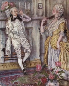 Illustration pour Le Vicaire de Wakefield par Oliver Goldsmith - Edmund Joseph Sullivan