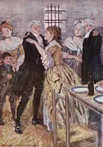 Illustration pour Le Vicaire de Wakefield par Oliver Goldsmith - Edmund Joseph Sullivan