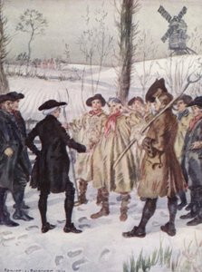 Illustration pour Le Vicaire de Wakefield par Oliver Goldsmith - Edmund Joseph Sullivan