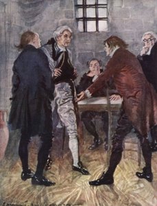 Illustration pour Le Vicaire de Wakefield par Oliver Goldsmith - Edmund Joseph Sullivan