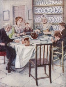 Illustration pour Le Vicaire de Wakefield par Oliver Goldsmith - Edmund Joseph Sullivan