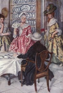 Illustration pour Le Vicaire de Wakefield par Oliver Goldsmith - Edmund Joseph Sullivan