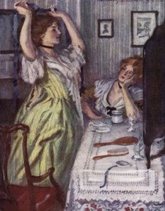 Illustration pour Le Vicaire de Wakefield par Oliver Goldsmith - Edmund Joseph Sullivan