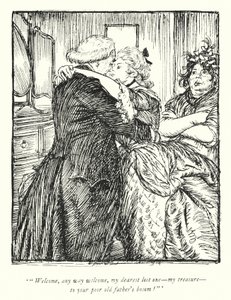 Illustration pour Le Vicaire de Wakefield par Oliver Goldsmith - Edmund Joseph Sullivan