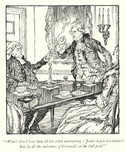 Illustration pour Le Vicaire de Wakefield par Oliver Goldsmith - Edmund Joseph Sullivan