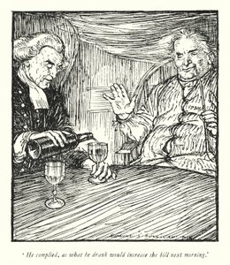Illustration pour Le Vicaire de Wakefield par Oliver Goldsmith - Edmund Joseph Sullivan