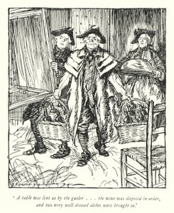 Illustration pour Le Vicaire de Wakefield par Oliver Goldsmith - Edmund Joseph Sullivan