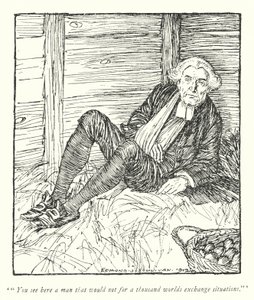 Illustration pour Le Vicaire de Wakefield par Oliver Goldsmith - Edmund Joseph Sullivan