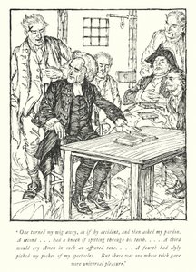 Illustration pour Le Vicaire de Wakefield par Oliver Goldsmith - Edmund Joseph Sullivan
