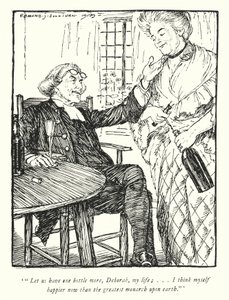 Illustration pour Le Vicaire de Wakefield par Oliver Goldsmith - Edmund Joseph Sullivan